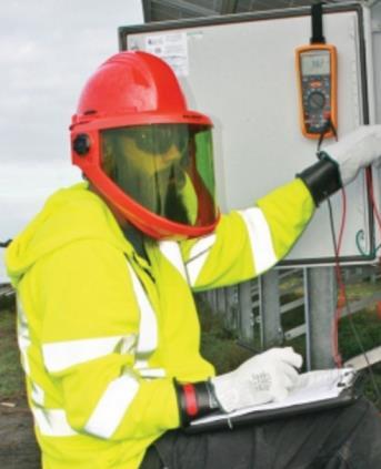 What does the person look like Qualified Person Trained on Electrical Safety NFPA 70E Have the appropriate safety gear Trained on the appropriate safety gear Employer makes sure he is in
