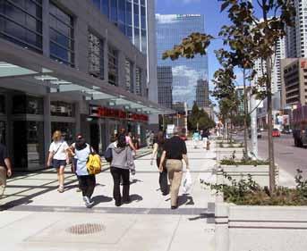 Its urban design should, therefore, consider the pedestrians comfort as the first priority of the future Yonge Street developments.
