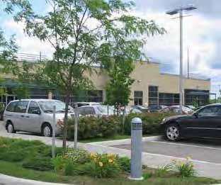 In cases where surface parking lots may remain for a period of time, specific approaches may be considered in order to beautify the urban space and mitigate the negative impact of such spaces within