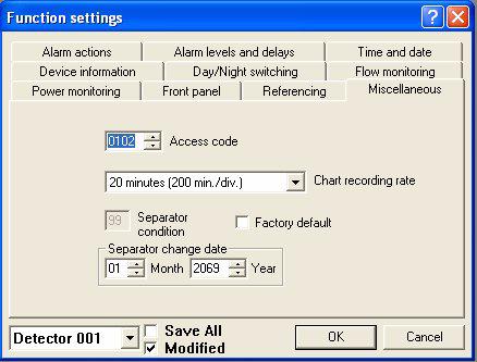 Configuring Options Figure 3-18. Miscellaneous Function Settings Screen You can modify the following Miscellaneous function settings as described in Table 3-12: Table 3-12.