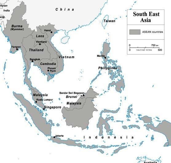 South East Asia Indonesia Malaysia Philippines Singapore Vietnam