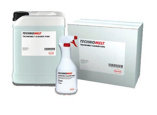 4 TECHNOMELT Your Machine Cleaning Guide & Hotmelt Cleaner Range TECHNOMELT Cleaners Cleaning of machine surfaces, steel rollers and other cold machine parts HOW TO CLEAN Your machine surfaces