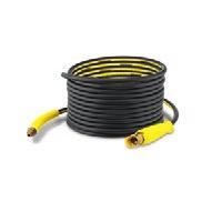 Textile braiding reinforced, non-kinking hose with brass connector for durability. XH 10 R Extension Hose Rubber 59 6.390-096.
