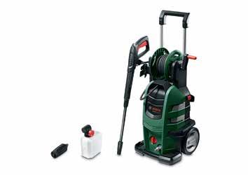 Advanced Aquatak 160 High Pressure Washer THE EFFICIENT CLEANING EQUIPMENT With the Advanced Aquatak 160 Bosch is expanding the advanced class with two especially powerful and robust tools for