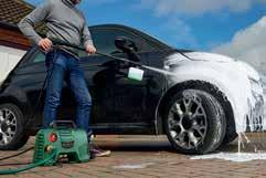 GET CLEANING WITH THE BOSCH EASY AQUATAK 110 HIGH PRESSURE WASHER Remove heavy dirt from a hatchback / motorbike: A regular cleaning task such as hatchback car / motorbike is tedious while doing