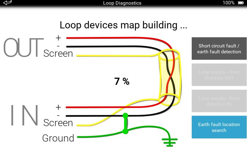 MANAGEMENT 36 Apollo Test Set - User Manual Loop devices map building Loop devices map building function uses the Soteria isolator function to break the loop and sort.