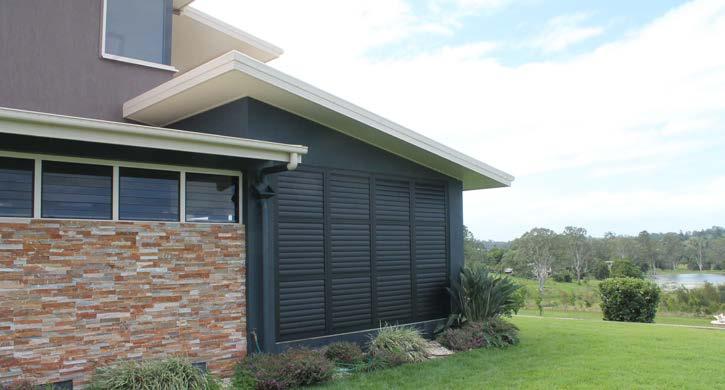 ALUMINIUM SHUTTERS Operation of Aluminium Shutters Take note of the details below to learn about the operation of shutters. Opening the blades Clearview System: These will open by twisting the slats.