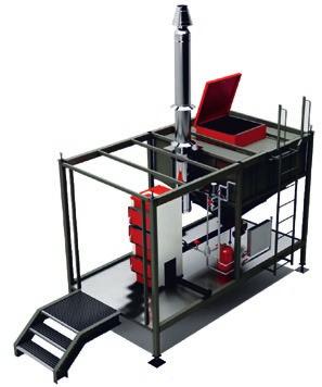 automatic control The KNTK container boiler plant is a specially designed steel, thermally-insulated container fitted with a central heating boiler with full control.