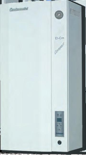 electric boiler electric energy ElCm Compact C D E Energy efficiency class D The ElCm Compact range of electric boilers (with nominal heat output of, 9,,,,, and 7 kw) is designed for installation in