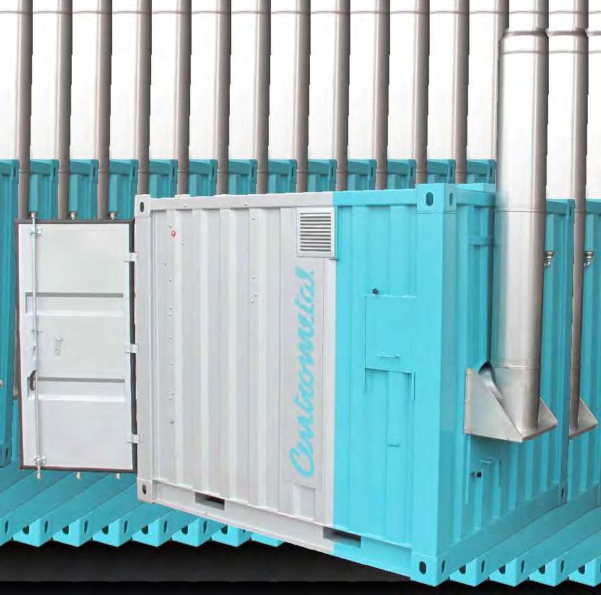 container boiler rooms oil/ gas wood pellets wood chips wood log up to 0,m long wood briquettes Container boiler rooms CKK CKK container boiler rooms intended to be connected to central heating