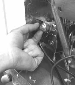 - Re-connect the electrical wiring to the modulation coil.