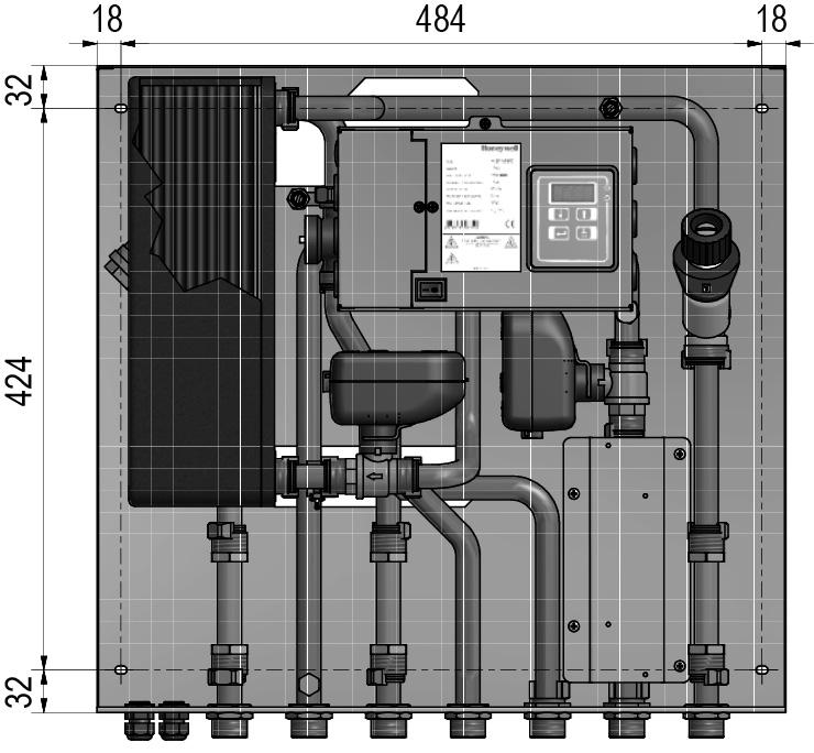 88mc/h exchanger Circuit Balancing type Static DPCV no meter no meter (B-F) + (G-A) heating 2.68 mc/h 2.18 mc/h Circuit C-D hot water C-E cold water 1.83 mc/h 5.
