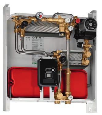 The SATK0 heat interface unit offers the feature of keeping the primary and secondary water completely separate.