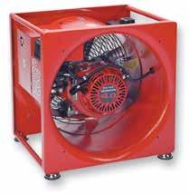 95 *AC948 has explosion-proof motor 718b Battery-Powered Ventilator The 718b is a variable speed, Positive Pressure Ventilator (PPV) fan powered by a 24 volt Super