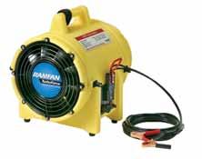 INDUSTRIAL WORKPLACE RAMFAN combines high performance turbofan design with high strength polymers to create a line of rugged, portable turbo blowers.