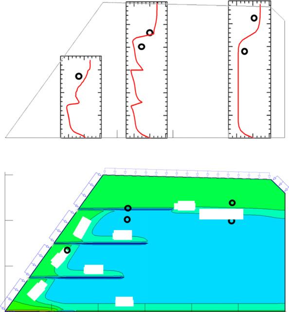 Infiltration into unsaturated reinforced slopes with nonwoven geotextile drains sandwiched in sand s 465 Experimental results (PWRI et al. 988) Numerical results (this study) 3.