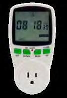 24 hour mechanical timer with 15 minute intervals. Surge protected to 1000 joules. Heavy duty construction. Operates in 24 hour timer mode or can be changed to ALWAYS ON mode, if desired.