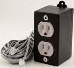 95 MSRP Remote 120 Volt power output boxes for external control via the Saturn 3. Includes (2) 25 foot patch cords.
