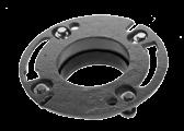 Repair flange, cast iron compression gasket w/4 bolts Description Depth 76220 for 3 pipe 2 1/10 76221 for 4 pipe 2 1/10 76222 for 4 pipe 2 1/2 1/10 76223 for 4 pipe 4 1/10 76224 for 3 pipe 3 1/10