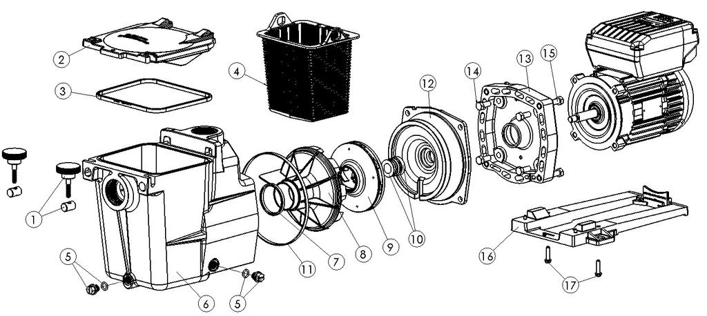 Super Pump VS - Replacement Parts Parts Diagram Parts Listing Ref. No. 2 3 4 5 6 7 8 9 0 2 3 4 5 6 7 -- -- -- Part No.