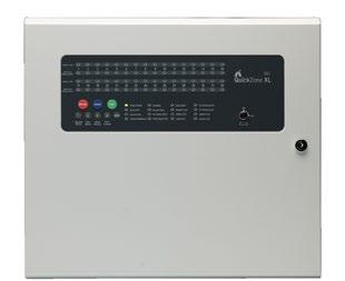 5/5 Amp switch mode PSU Up to 7/18 Ah batteries Class change and alert programmable inputs Programmable relays and outputs Up to 6/4 monitored sounder circuits Integral detector removal monitoring