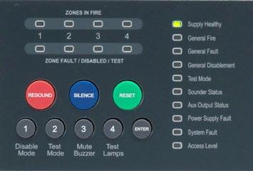 False Alarm Management QuickZone false alarm management functions according to one of three different modes as described in EN54-2.