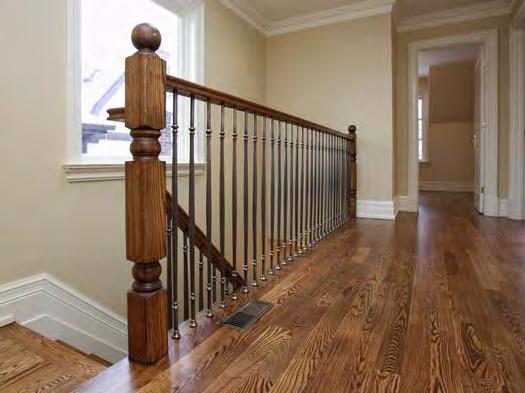 K. Hovnanian Homes Interior Maintenance STAIRS, BANISTERS AND RAILINGS The stairs in the home have banisters or railings to provide support when ascending and descending the