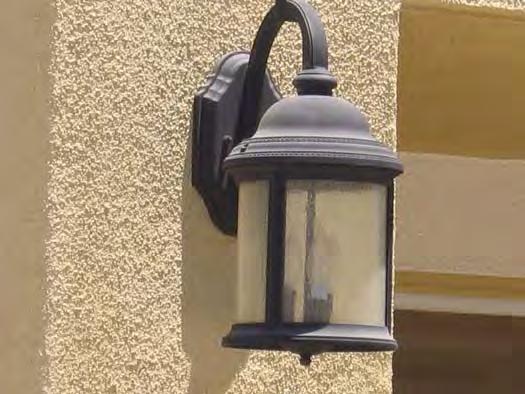 Exterior Maintenance K. Hovnanian Homes Lighting The area lights around the home are for safety and aesthetics.