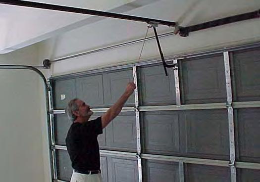Exterior Maintenance K. Hovnanian Homes Example of a Pull Handle Gaps or Visible Light. Garage overhead doors are not airtight like exterior household swing doors.