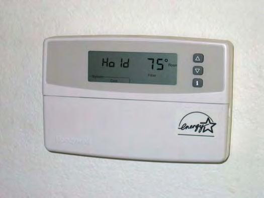 Interior Maintenance K. Hovnanian Homes THERMOSTAT The thermostat controls the HVAC system, and allows the temperature to be set in the home to cool or heat to the desired temperature.