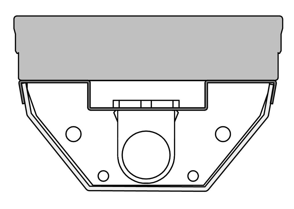 5. To refit the diffuser; engage one side of the diffuser into the pillar housing, and compress and clip the diffuser back into place working progressively down the full length of the light.