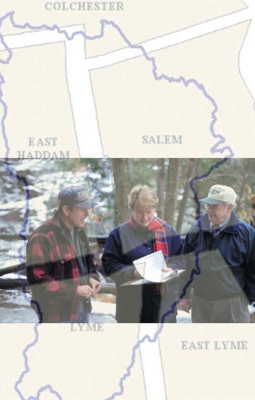 On December 23, 1997 the First Selectmen of Lyme, Project through the signing of the Eightmile River Wat a non-binding cooperative agreement that underscores the towns commitment to work to