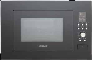 BUILT-IN MICROWAVE OVEN MW9018B01 Built-in Microwave Oven with Grill Stainless steel interior / black glass look panel, frame 8 Auto cooking programs Microwave cooking Grill cooking 2 combination