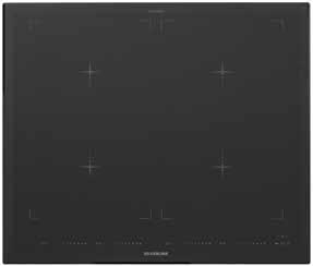 BUILT-IN INDUCTION & VITRO CERAMIC HOB FX5204B01 FLEXY Induction Cooktop Black Glass KeraBlack withlite grey graphics Bevelled edges Central Slider touch control 15 power levels (from 0 to 9 +