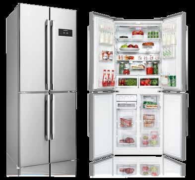 function Vegetable crisper with humidity control design T Climate type 43 db Noise Level R600a Refrigerant CE Certificate Product Dimensions (WxDxH) : 790 735 1756mm 80 cm 465 Lt A+