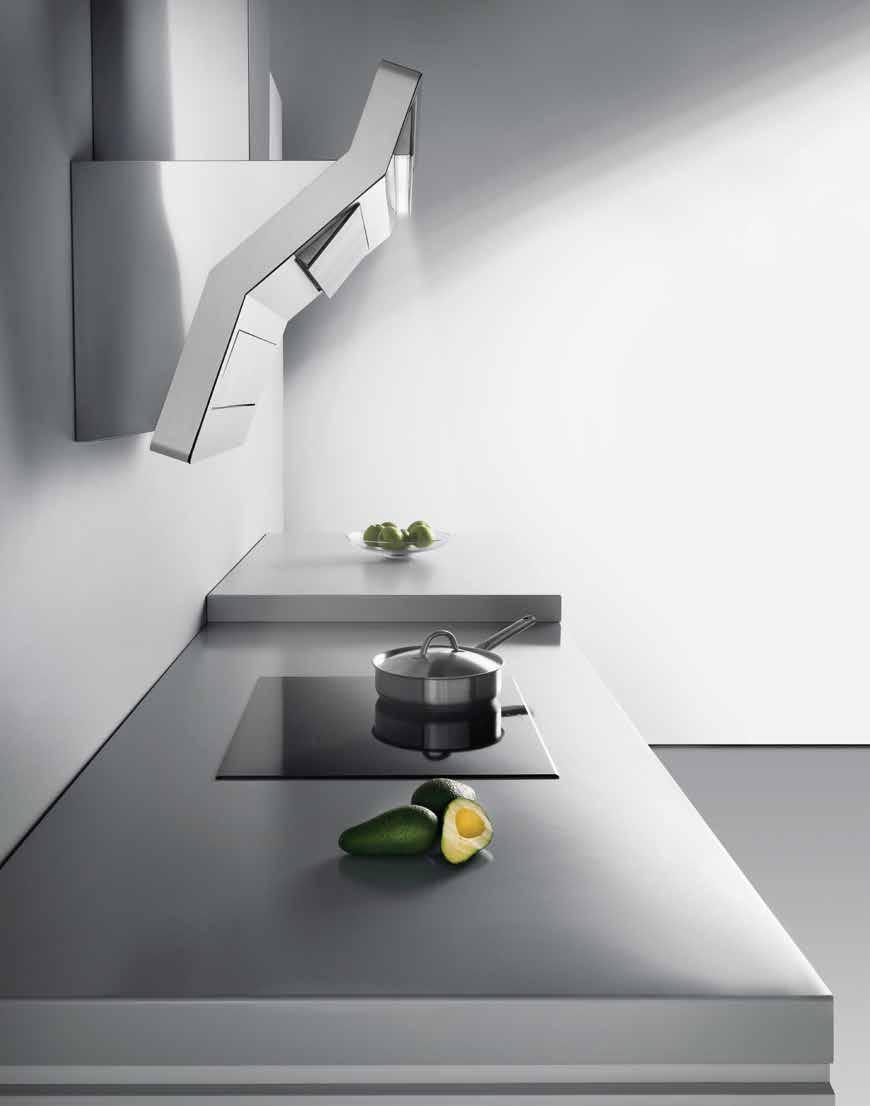 Illuminates the whole cooking area thanks to the ergonomic lighting. focuses on the active cooking zone with one touch.