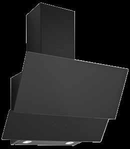 DECORATIVE HOOD 3420 Black + Black Tempered Glass 60 cm / 90 cm Touchscreen Aluminium casette filters (dishwasher safe) 150mm outlet with 120mm converter N-RV system 60 90 BLACK 3 700m³/h 700 m³/h