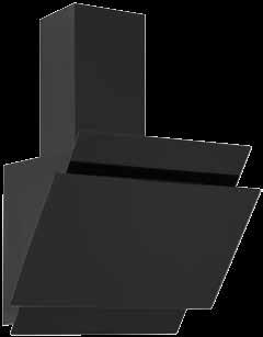 Halogen Lamp 3440 Black + Black Tempered Glass 60 cm / 90 cm Touchscreen Aluminium casette filters (dishwasher 
