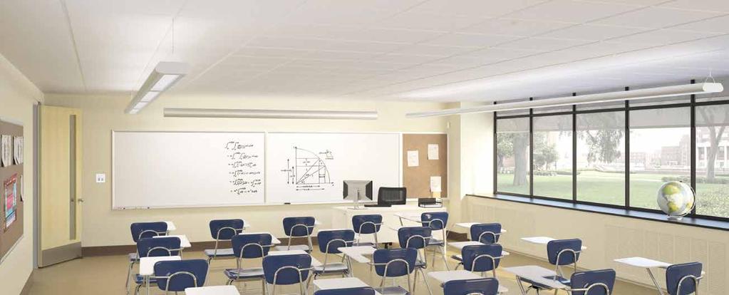 Energi TriPak application: Classroom A best-practice classroom combines energy efficiency with a high-quality learning environment.