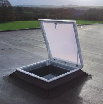 It can be specified with either a solid insulated cover or glass or polycarbonate glazing to maximise natural light.