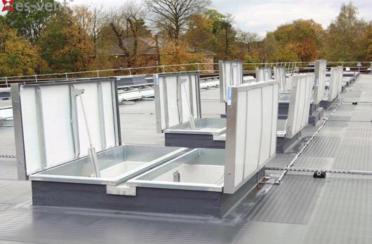 build-up fast. They can also provide natural comfort ventilation and roof access.