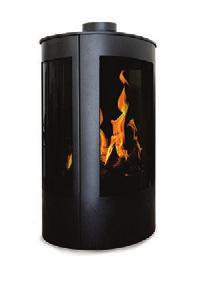The Compact will fit into most fireplaces, however it looks fantastic and graceful either in an inglenook or free standing in a room with its modern sleek styling.