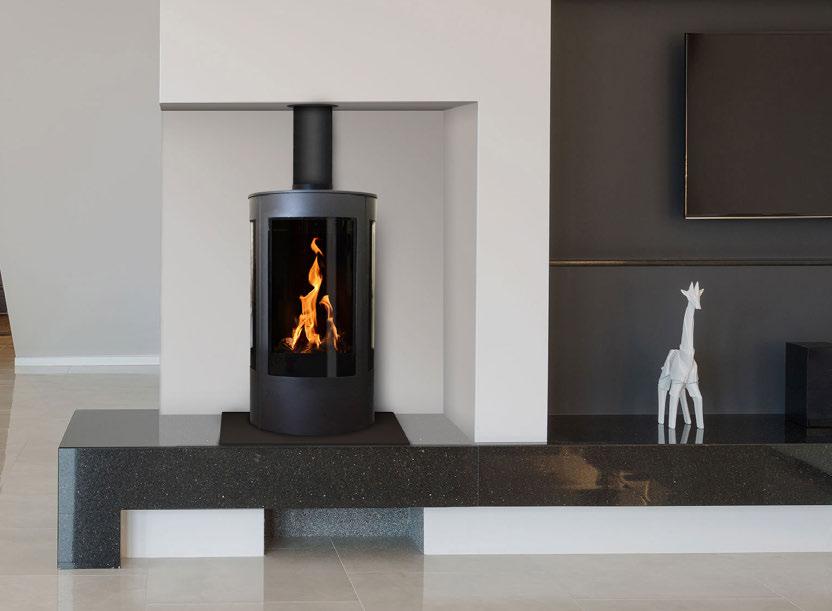 Also available in Electric Version Radiant & Convectional 500mm Top Exit Double Glazed Balanced Flue Remote Operation Dual Burner 2 Year Warranty Efficiency Heat Output Eco-Flame Mode Distance To