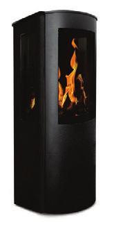 However, it still has the curved panoramic glass and the large side windows so you really see the depth of the dancing flame.