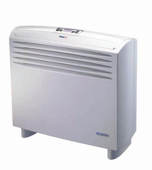UNICO easy Th e consolle air-conditioner without outdoor unit. UNICO EASY SF Cod. 01056 UNICO EASY HP Cod.