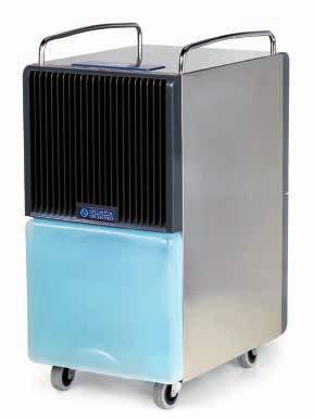 SECCOPROF Professional and extremely powerful dehumidifier, suitable for the dehumidification for large rooms even in a professional environment (construction sites, cellars, basements).