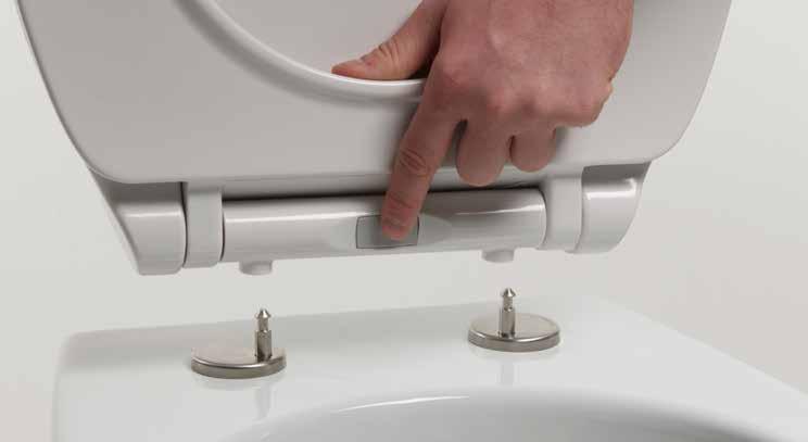 easy access for cleaning Soft close hinges to ensure controlled, quiet closure No corrode hinges, manufactured from high quality chrome
