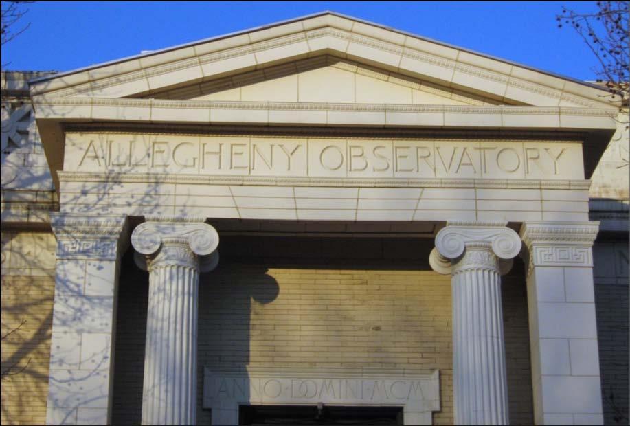 Allegheny Observatory - University of Pittsburgh