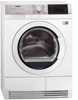 26 AEG - The Fabric Care Collection Dryers 27 DRYERS 9 S E R I E S T97689IH 8kg ProTex heat pump dryer 8000 SERIES T8DHE842B 8kg AbsoluteCare heat pump dryer 6000 SERIES T6DCE821B 8kg ProSense