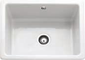 Ceramic sinks Warwickshire Inset or undermounted CPWIB2 W 460mm Cheshire Inset CPCIB2 W 595mm 90mm waste outlet for a basket strainer waste Stainless